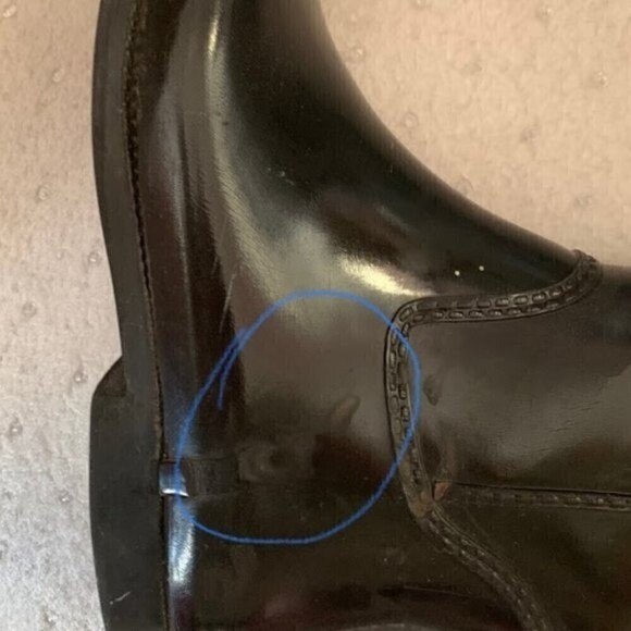 Michael Kors Glossy Shiny Rubber Rain Goulash Pull On Waterproof Short Boots - Picture 13 of 13